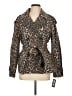 DKNY Animal Print Brown Coat Size L (petite) - photo 1