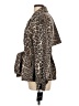 DKNY Animal Print Brown Coat Size L (petite) - photo 5