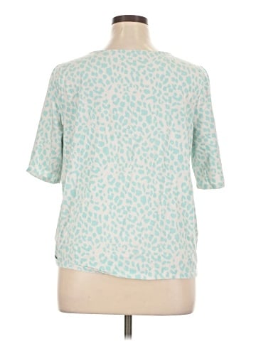 Belle By Kim Gravel Short Sleeve Blouse (view 2)