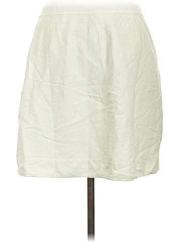 Madewell Linen-Blend Tulip-Hem Mini Skirt: Earth-Dyed Edition (view 2)