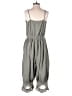 Cider Solid Gray Jumpsuit Size M - photo 2