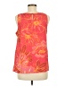 DR2 100% Polyester Orange Sleeveless Blouse Size M - photo 2