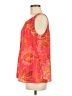 DR2 100% Polyester Orange Sleeveless Blouse Size M - photo 5