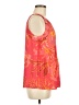 DR2 100% Polyester Orange Sleeveless Blouse Size M - photo 4
