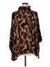 Carole Christian Animal Print Brown Poncho Size 1X (estimated) - photo 1