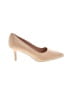French Connection 100% Vegan Leather Tan Heels Size 8 - photo 1