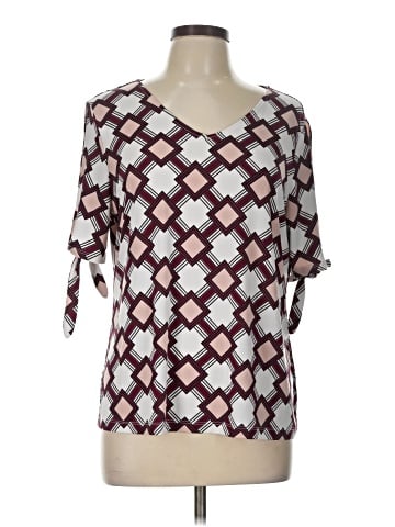 Liz Claiborne Career Short Sleeve Blouse (view 1)