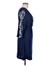 A'gaci Paisley Blue Cocktail Dress Size M (estimated) - photo 4