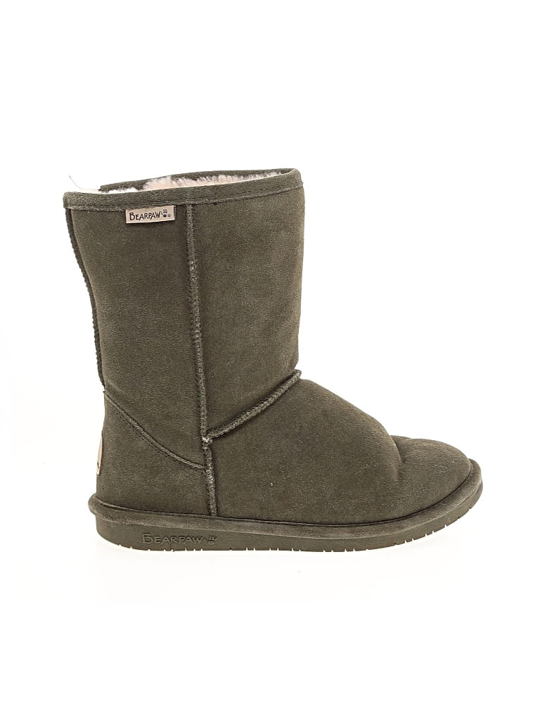 Pre-owned Bearpaw Boots In Green