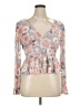 Mi ami Pink Long Sleeve Blouse Size XL - photo 1
