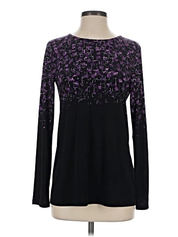 Susan Graver Long Sleeve T-Shirt (view 1)