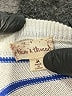 Hem & Thread 100% Cotton Stripes White Blue Pullover Sweater Size M - photo 8