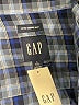Gap Plaid Blue Long Sleeve Button-Down Shirt Size L (tall) - photo 6