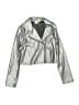 Knit Works 100% Polyester Metallic Silver Jacket Size L (kids) - photo 1