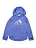 Adidas 100% Polyester Blue Pullover Hoodie Size 7 - 8 - photo 1