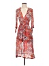 IRO 100% Viscose Orange Cocktail Dress Size EU (FR) 34 / US 2 - photo 1