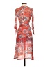 IRO 100% Viscose Orange Cocktail Dress Size EU (FR) 34 / US 2 - photo 2
