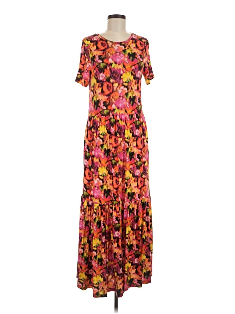 Pre-owned Saint + Sofia Casual Dress In Pink
