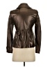 Burberry 100% Lambskin Brown Leather Jacket Size 2 - photo 2