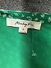 Monday Fun 100% Polyester Green Short Sleeve Blouse Size M - photo 7