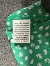 Monday Fun 100% Polyester Green Short Sleeve Blouse Size M - photo 8