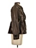 Burberry 100% Lambskin Brown Leather Jacket Size 2 - photo 4