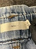 TGLA 100% Cotton Blue Denim Shorts Size M - photo 3