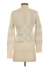 Burberry Checkered-gingham Ivory Tan Wool Pullover Sweater Size XS - photo 2