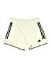 Adidas 100% Polyester Solid Ivory Athletic Shorts Size M - photo 1