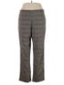 Basic Editions Plaid Gray Dress Pants Size 16 - photo 1