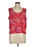 Apparenza 100% Polyester Pink Sleeveless Blouse Size L - photo 1