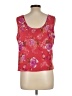 Apparenza 100% Polyester Pink Sleeveless Blouse Size L - photo 2