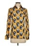 Gucci 100% Silk Chevron-herringbone Yellow blouse Size EU (IT) 38 / US 2 - photo 1