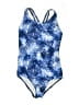 Lands' End Tie-dye Blue One Piece Swimsuit Size 7 - photo 1