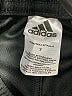 Adidas 100% Polyester Stripes Black Athletic Shorts Size 7 - photo 3