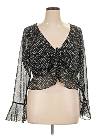 Divided by H&M 3/4 Sleeve Blouse (view 1)