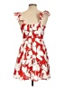 JOA 100% Polyester Hearts Red Casual Dress Size L - photo 2