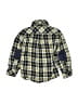 Appaman 100% Cotton Plaid Yellow Long Sleeve Button-Down Shirt Size 3T - photo 2
