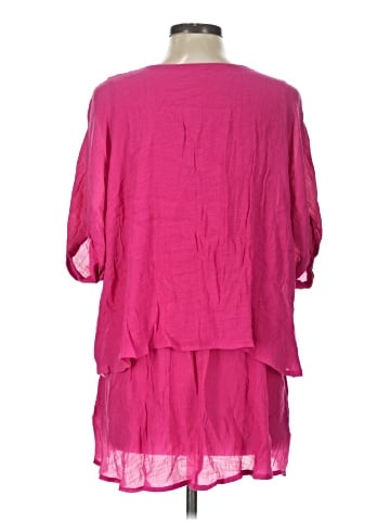 Umgee 3/4 Sleeve Blouse (view 2)