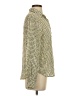 edward Polka Dots Yellow Long Sleeve Blouse Size S - photo 4
