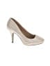 Silver Slipper Gold Heels Size 6 1/2 - photo 1