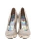 Silver Slipper Gold Heels Size 6 1/2 - photo 2