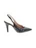 Coach 100% Leather Polka Dots Gray Heels Size 7 - photo 1