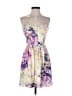 Parker Floral Ivory Cocktail Dress Size M - photo 1