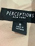 Perceptions Black Cocktail Dress Size 8 - photo 7