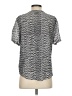 Equipment 100% Silk Silver Short Sleeve Top Size S - photo 2