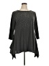 Belldini Gray 3/4 Sleeve Top Size 1X - photo 1