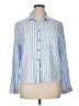 BeachLunchLounge Stripes Blue Long Sleeve Button-Down Shirt Size XL - photo 1