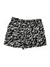 Nine West 100% Rayon Animal Print Black Shorts Size M - photo 2