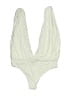 Forever 21 Ivory Bodysuit Size M - photo 2